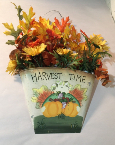 Charming tin fall hanging - tin,