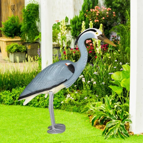 Blue heron decoy garden - heron,