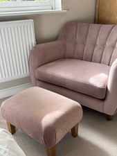 Double nursing chair Mamas & Pappas - Hilston Cuddle Chair & Footstool Set 