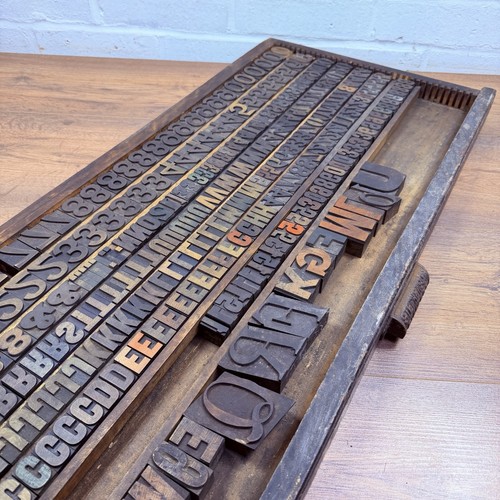 Antique wooden letterpress - antique,