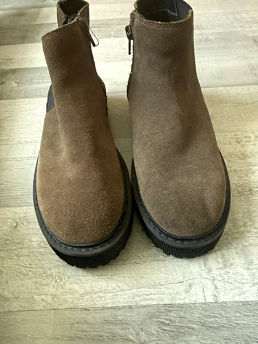 Zara womens brown suede - brown,