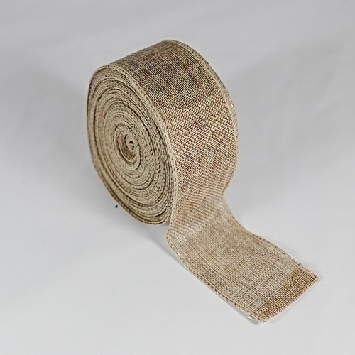 Natural wired hessian scrim - natural-wired,