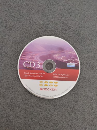Navigation becker traffic - cd,