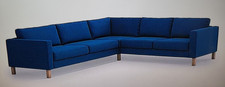 Karlstad Replacement for IKEA Karlstad Sofa Cover, Karlstad Corner Cover Blue