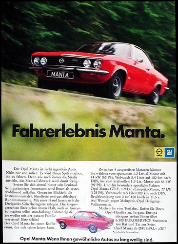 Opel manta e original - opel,