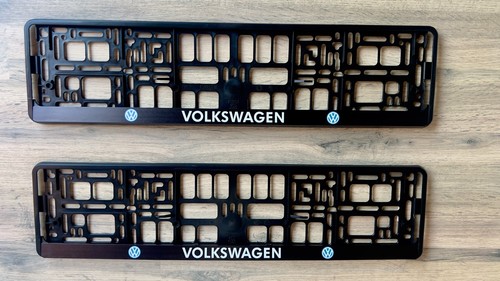 Volkswagen car number plate - car,