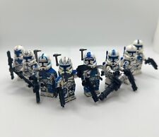 Custom 501st Lego Captain Rex Minifigures Star Wars Clone Wars