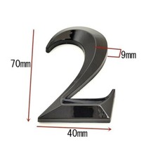 House Door Numbers Plaques, Stick On Self Adhesive, 3D Signs Hotel, Office