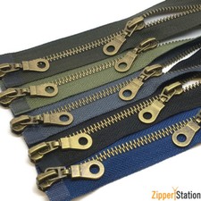 2-Way  Zip Brass zippers -