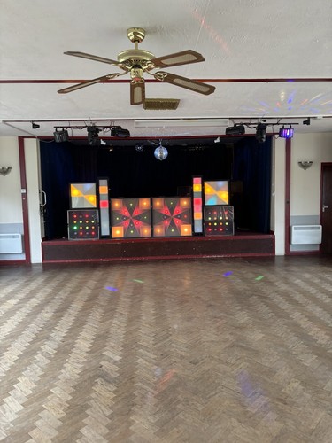Retro disco light boxes - disco,
