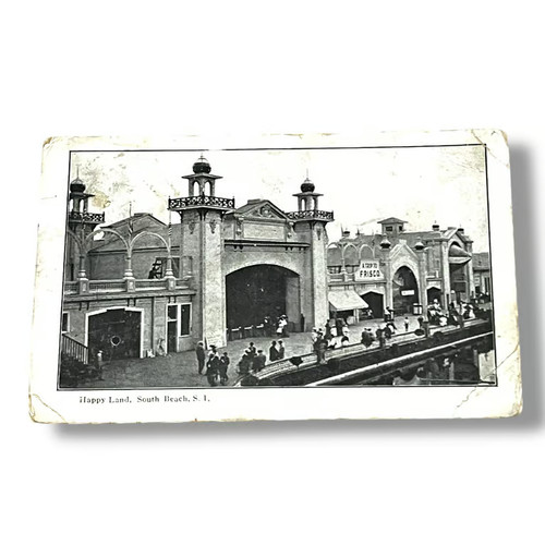 Postcard happy land south - happy,