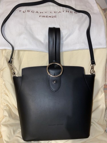 Leather bag black - bag,
