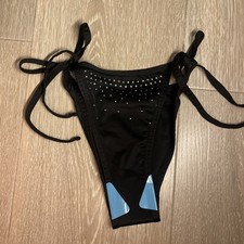 Zara Black diamanté Bikini