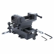 KATSU Compound Cross Slide Industrial Strength Benchtop Drill Press Vice 100mm