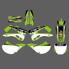 Team Graphics Backgrounds Decals Stickers For Kawasaki KX125 KX250 1999-2002