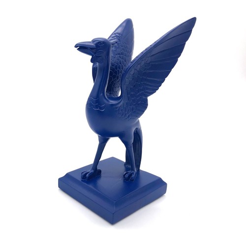 Liver bird blue statue - blue, xl