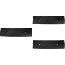 3 Count Pad Driveway Curb Ramps Motorcycle Hard Plastic