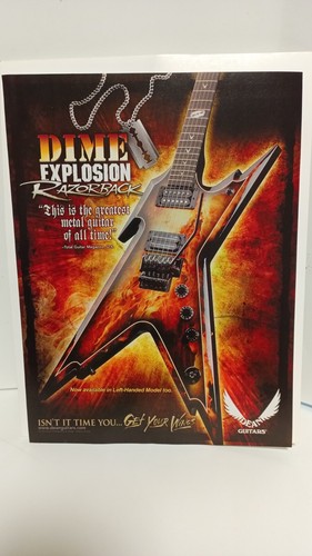 Dean razorback guitar dimebag - razorback,