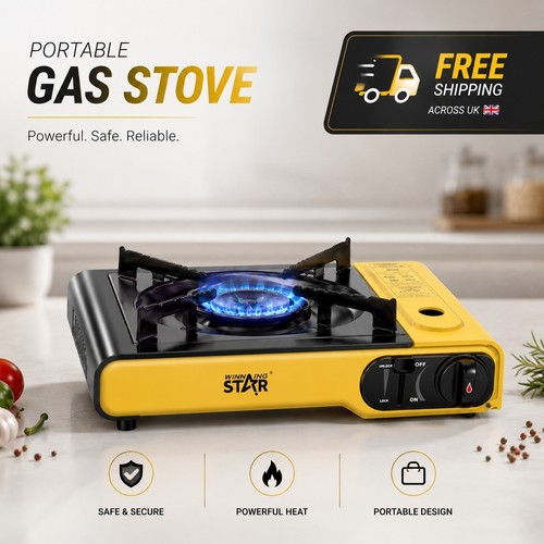 Portable camping gas stove - portable,