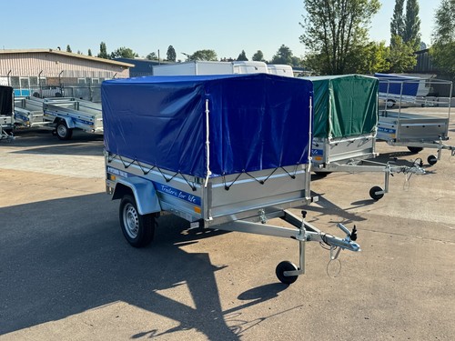Box trailer 6x4 single - trailer,