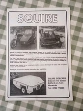 Squire Sidecars Sales Phamplet