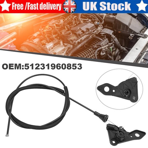 Hood release cable left driver - hood,