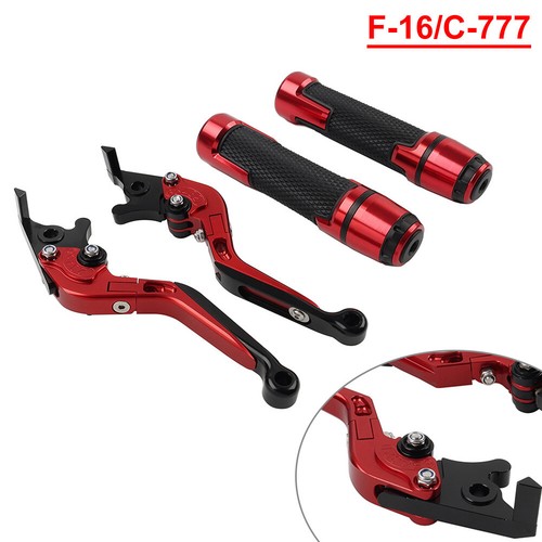 Folding red brake clutch lever - clutch,