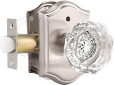 Vintage Diamond Crystal Door