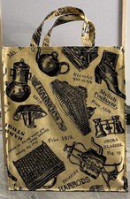 RARE HARRODS PVC TOTE BAG FOR