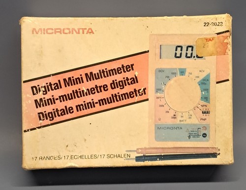 Vintage micronta lcd digital - micronta,