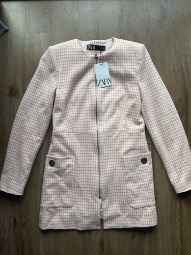 Zara pink houndstooth - pink,