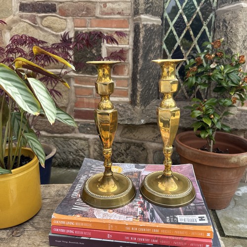 Pair vintage antique brass - antique,
