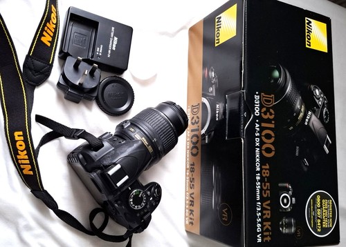 Nikon d3100 dslr 55mm vr - d3100, 18-55mm
