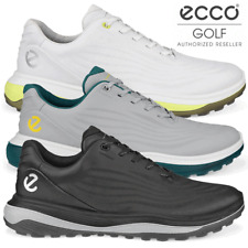 ECCO MENS LT1 WATERPROOF LEATHER GOLF SHOES / ALL COLOURS / 2025 MODEL