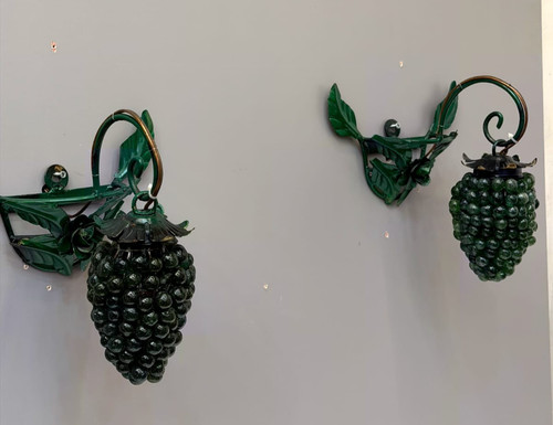 Rare vintage grape cluster - vintage,