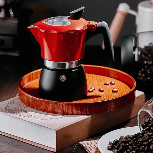 Aluminum electric coffee pot - electric,