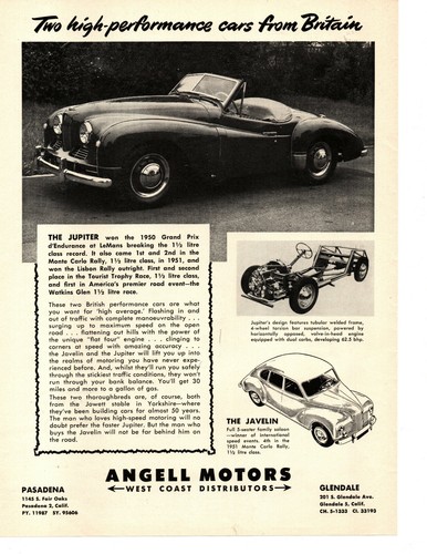 1952 jowett jupiter javelin - 1952, &