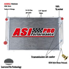 4 Row Radiator Aluminium For