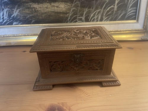 Vintage carved wood - vintage, trinket
