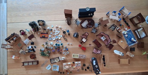 Dolls house furniture - house,