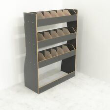 VW Caddy Plywood Black Hexaboard  Bulkhead Racking 