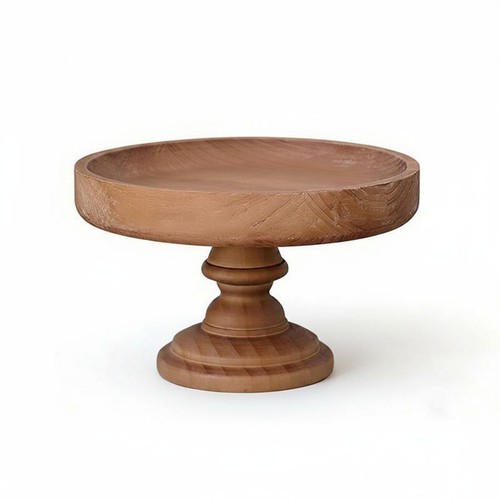 Wooden cake stand - cake, vintage
