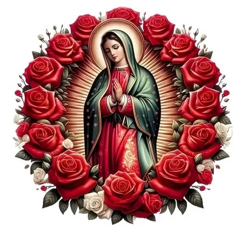 Virgin mary vinyl sticker - vinyl,