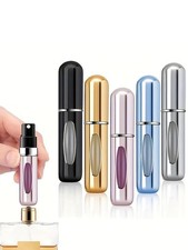 5 PCS Refillable Perfume Atomisers Aftershave 5ml Spray Portable Travel Bottles