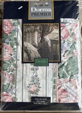 Vintage Sealed DORMA Premier Pink English Roses Double Quilt Cover 200cm x 200cm