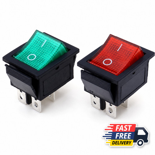 Rocker switch 16a 240v - 240v,, 20a