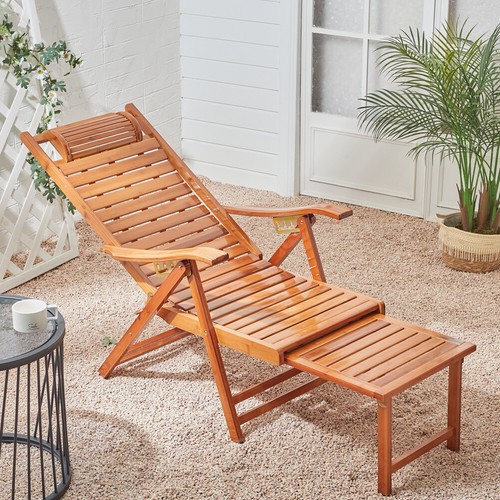 Bamboo recliner chair outdoor - bamboo,