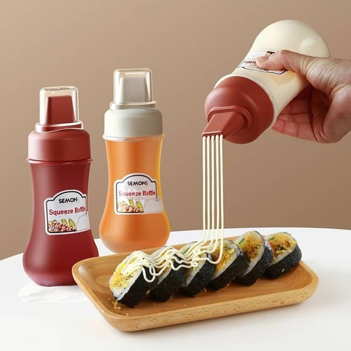 3pcs squeeze sauce bottle - 1/2/3pcs,
