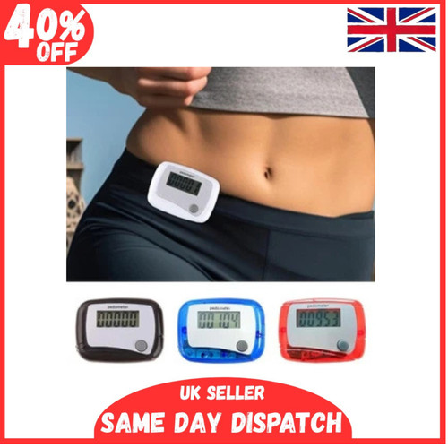 Lcd clip pedometer - clip,