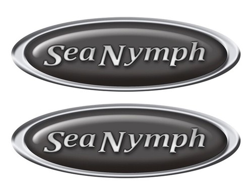 Sea nymph oval sticker - sea,